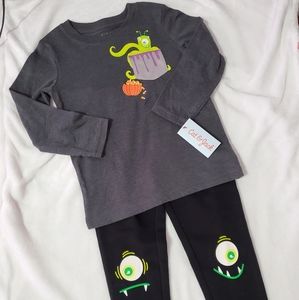 NWT Toddler Boys 5T Cat and Jack Monster Set